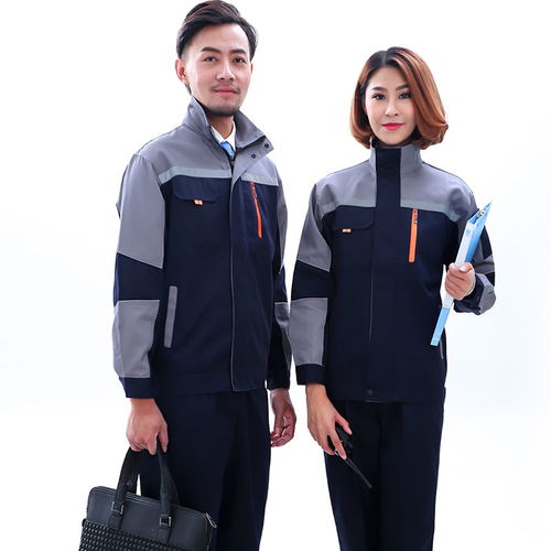 長袖工作服套裝男耐磨汽修電焊工裝冬季勞保工廠車間維修立領(lǐng)上衣